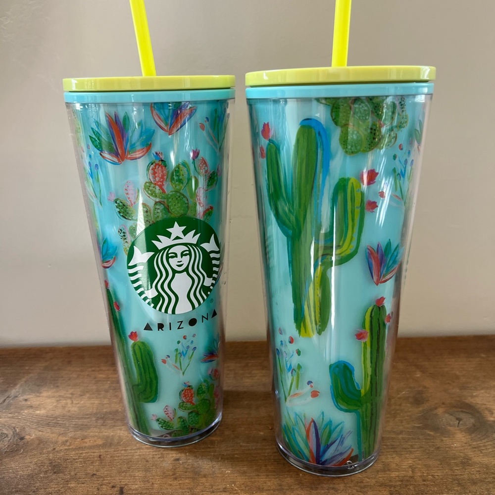Starbucks Arizona Double Wall Traveler and Cold Cups, new